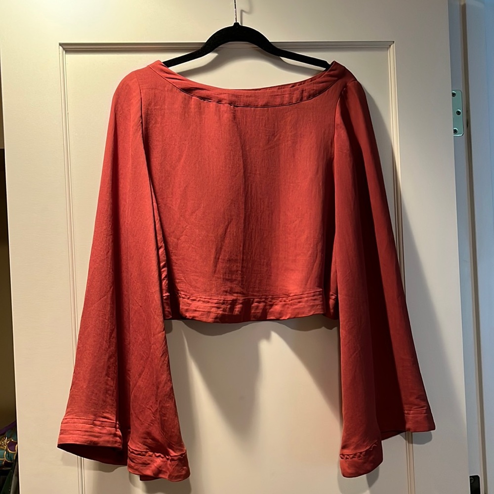Bell sleeve top